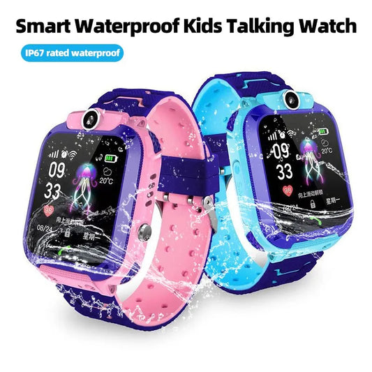Kids Smart 2G Waterproof Watch with GPS Monitor SOS Alert and Sports Tracker