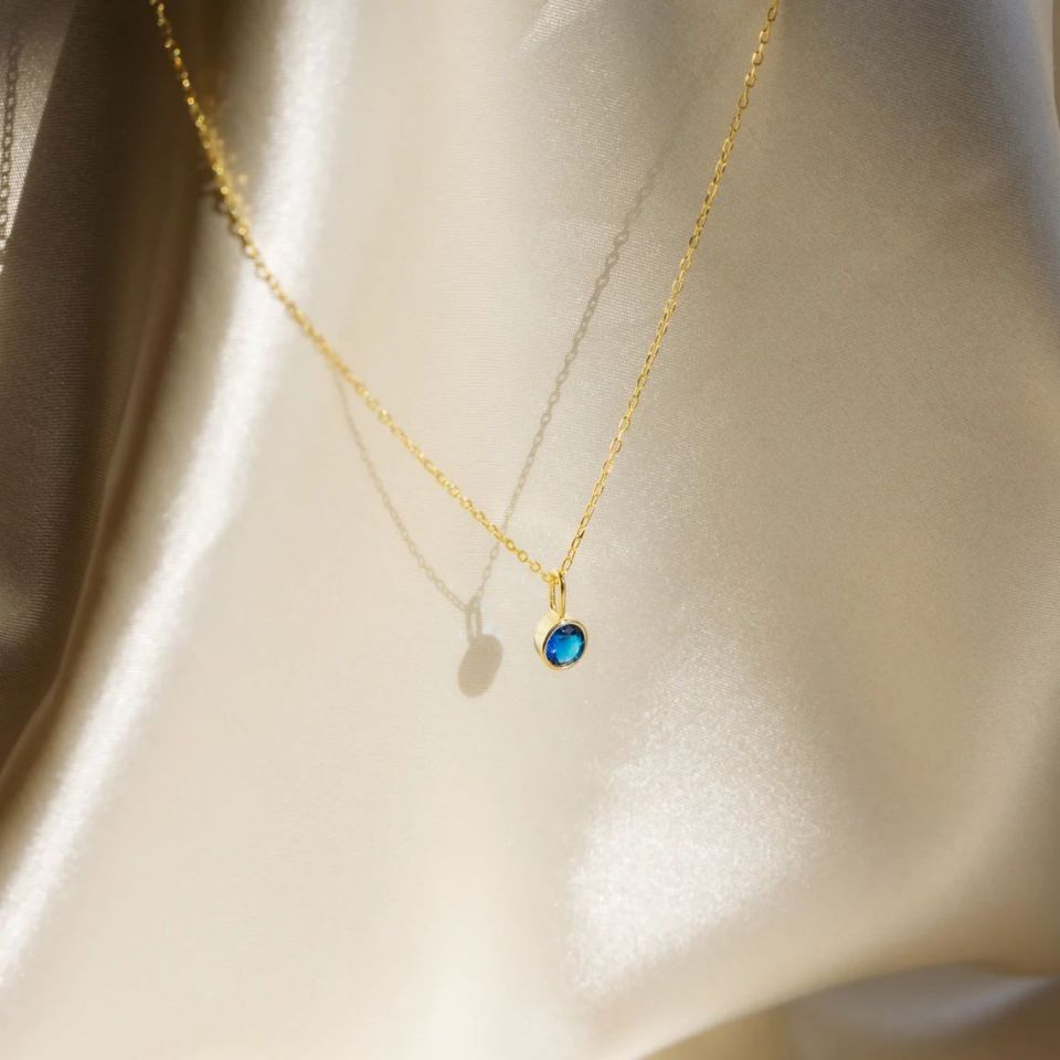 Personalized Birthstone Necklace