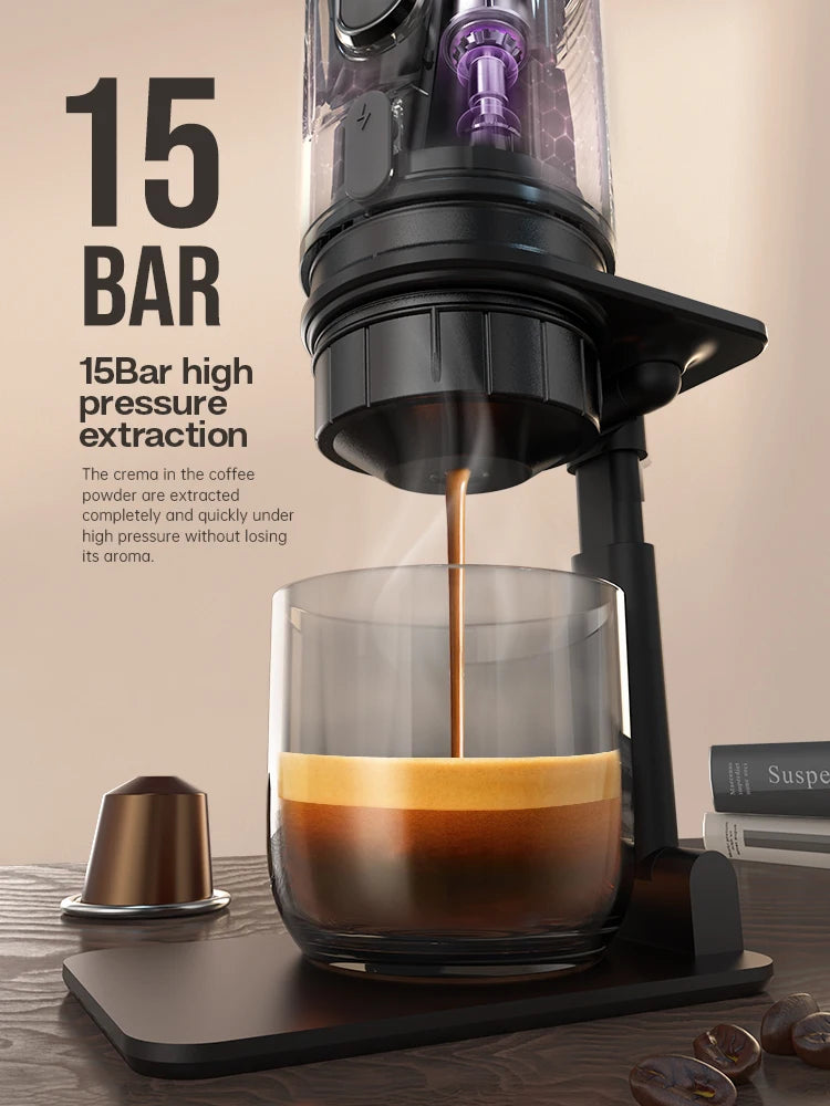 HiBREW Portable Coffee and Expresso Coffee Maker H4A