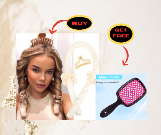 Heatless Cozy Curl Whirl Set with FREE Magic Comb