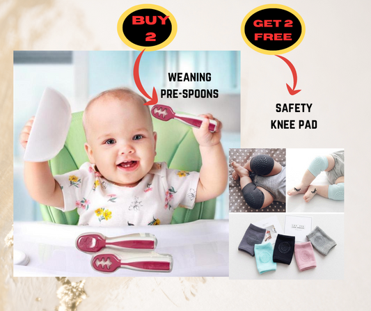 Weaning Pre-Spoon Set with FREE Safety Knee Pads