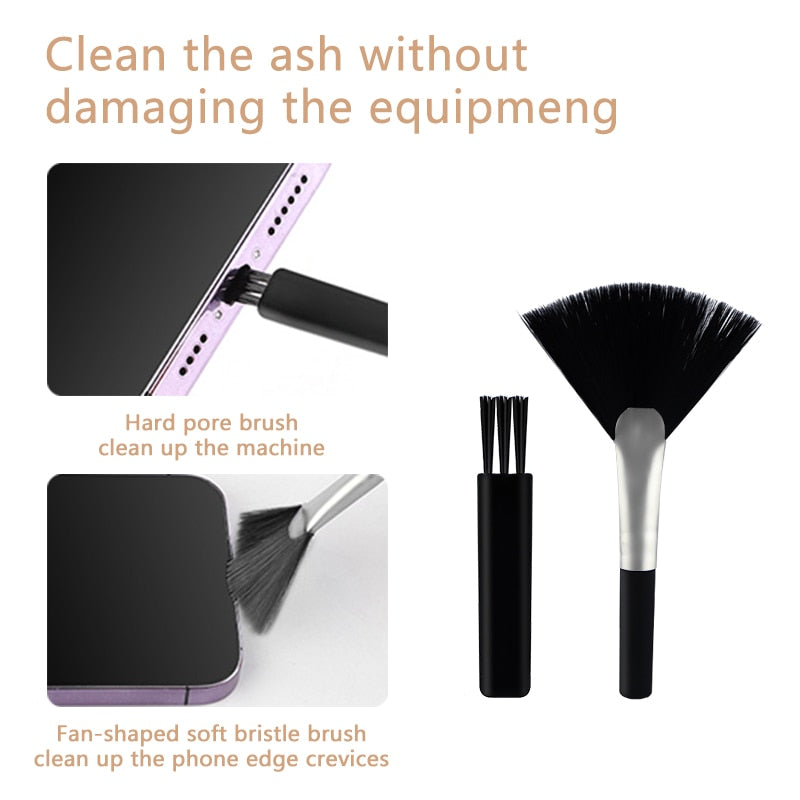 Computer Keyboard Earphones cleaning Brush Set